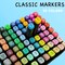 80-Color Dual-Tip Alcohol Marker Set – Blender Art Markers for Sketching, Coloring & Illustration
